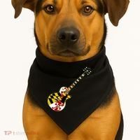 Maryland Guitar USA-Made Doggie Bandana thumb 1