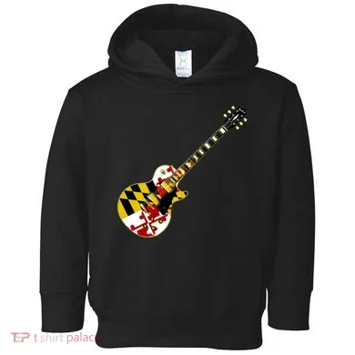 Maryland Guitar Toddler Hoodie