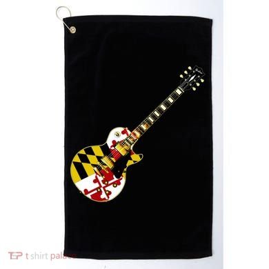 Maryland Guitar Golf Towel