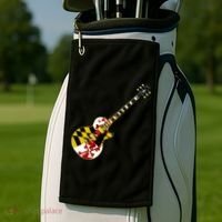 Maryland Guitar Golf Towel thumb 2