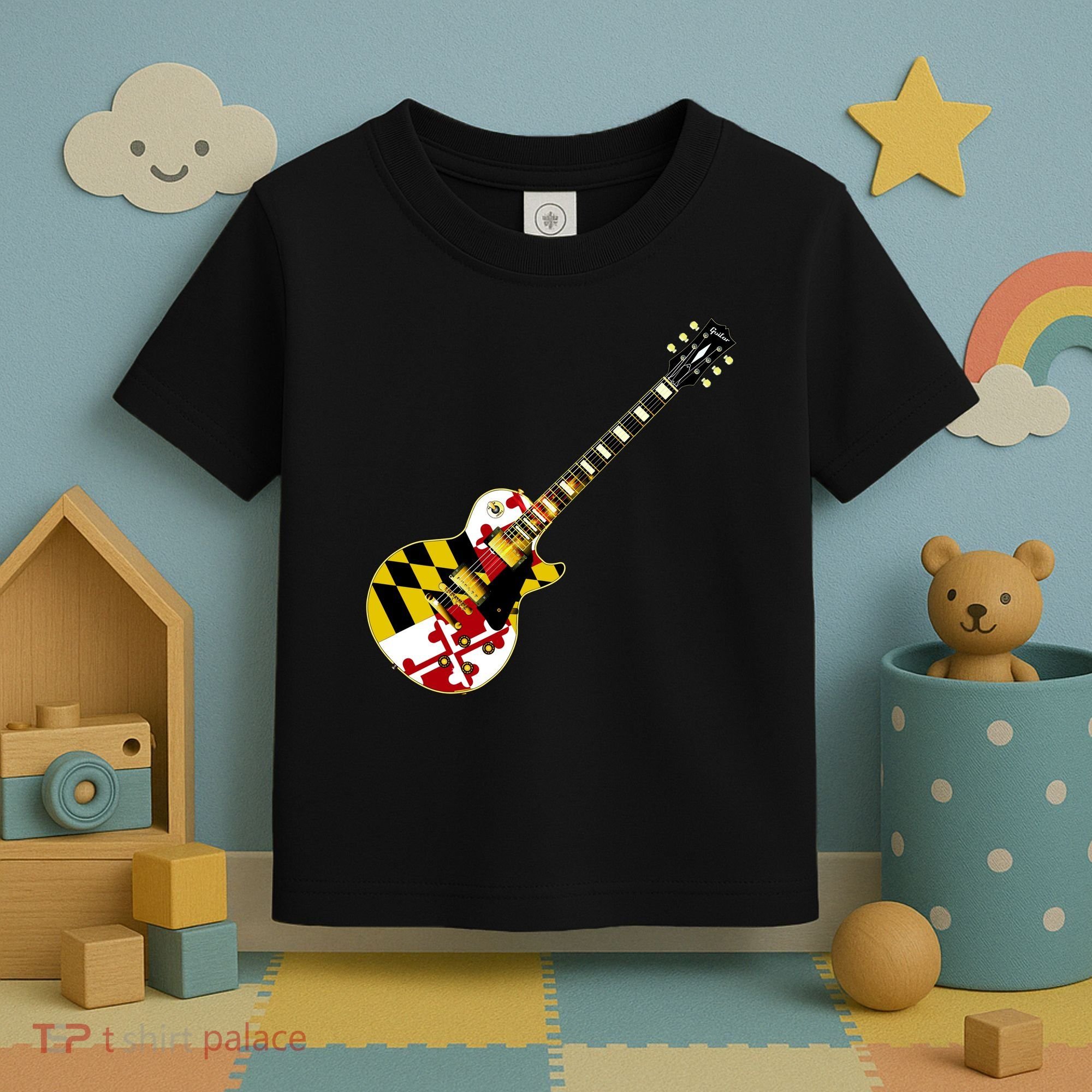 Maryland Guitar Toddler T-Shirt