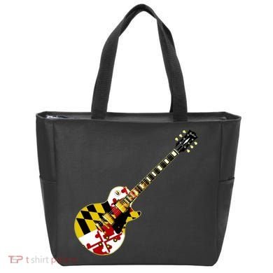 Maryland Guitar Tote Bag