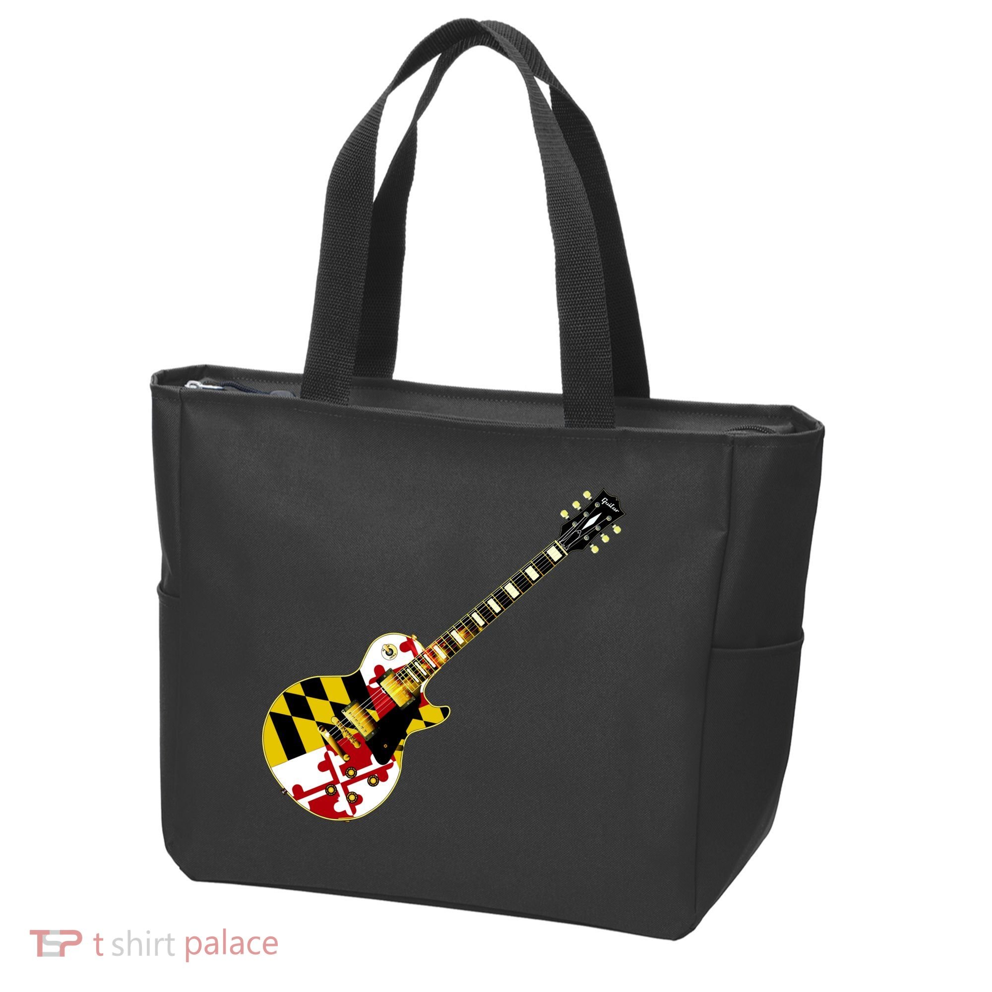 Maryland Guitar Tote Bag