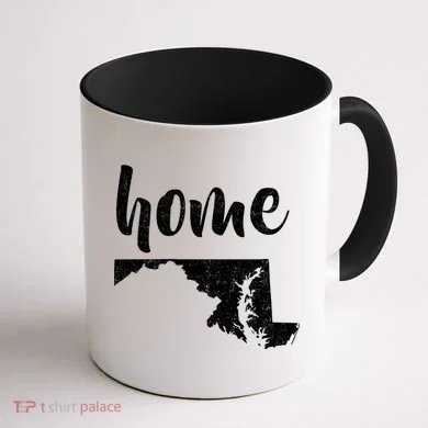 Maryland Home State Coffee Mug back