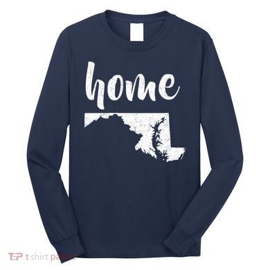 Maryland Home State Long Sleeve Shirt