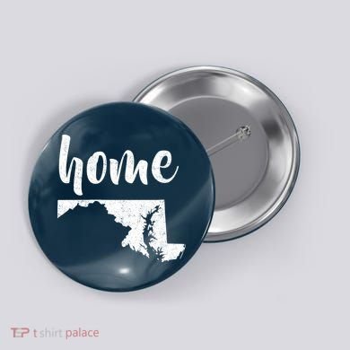 Maryland Home State Button