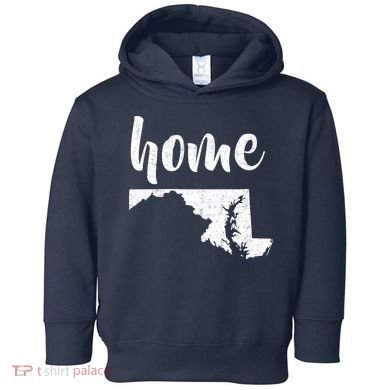 Maryland Home State Toddler Hoodie