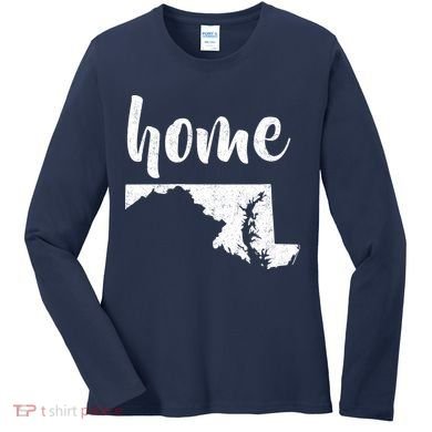 Maryland Home State Women's Long Sleeve Shirt