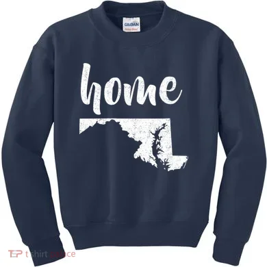 Maryland Home State Kids Sweatshirt