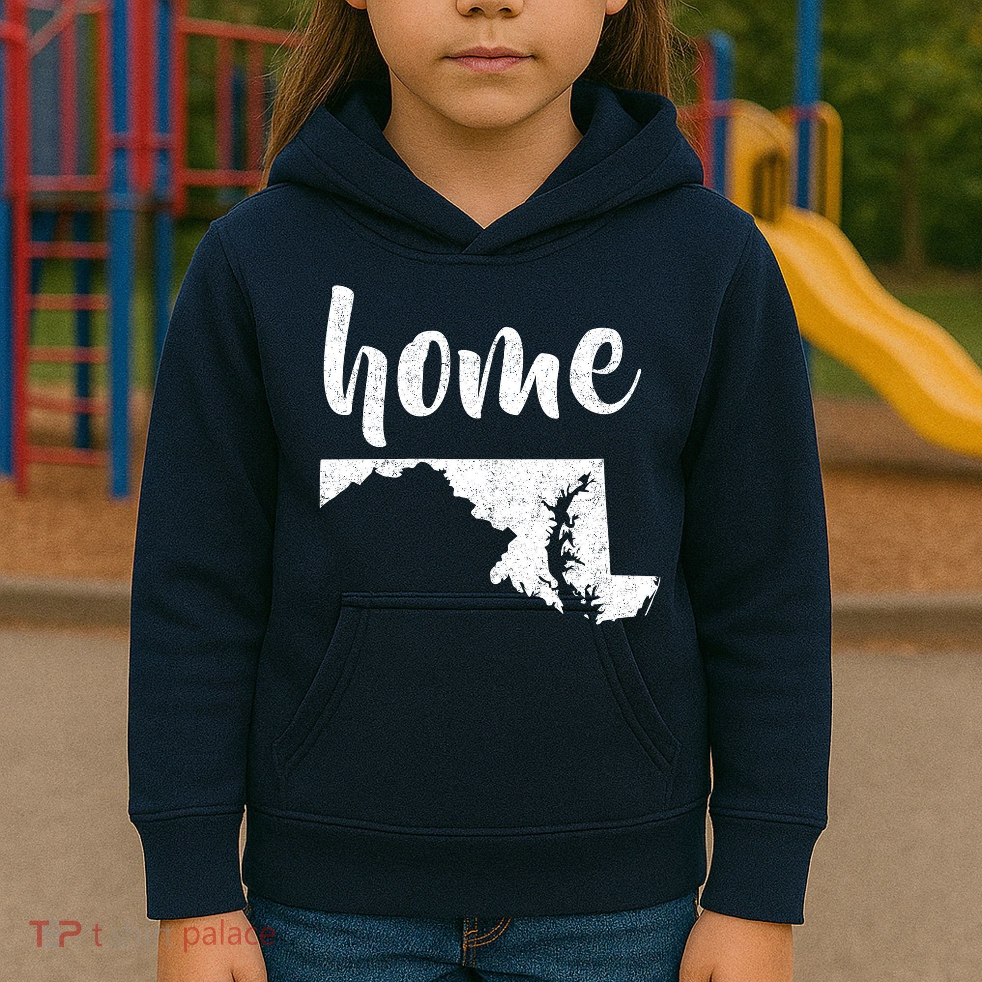 Maryland Home State Kids Hoodie