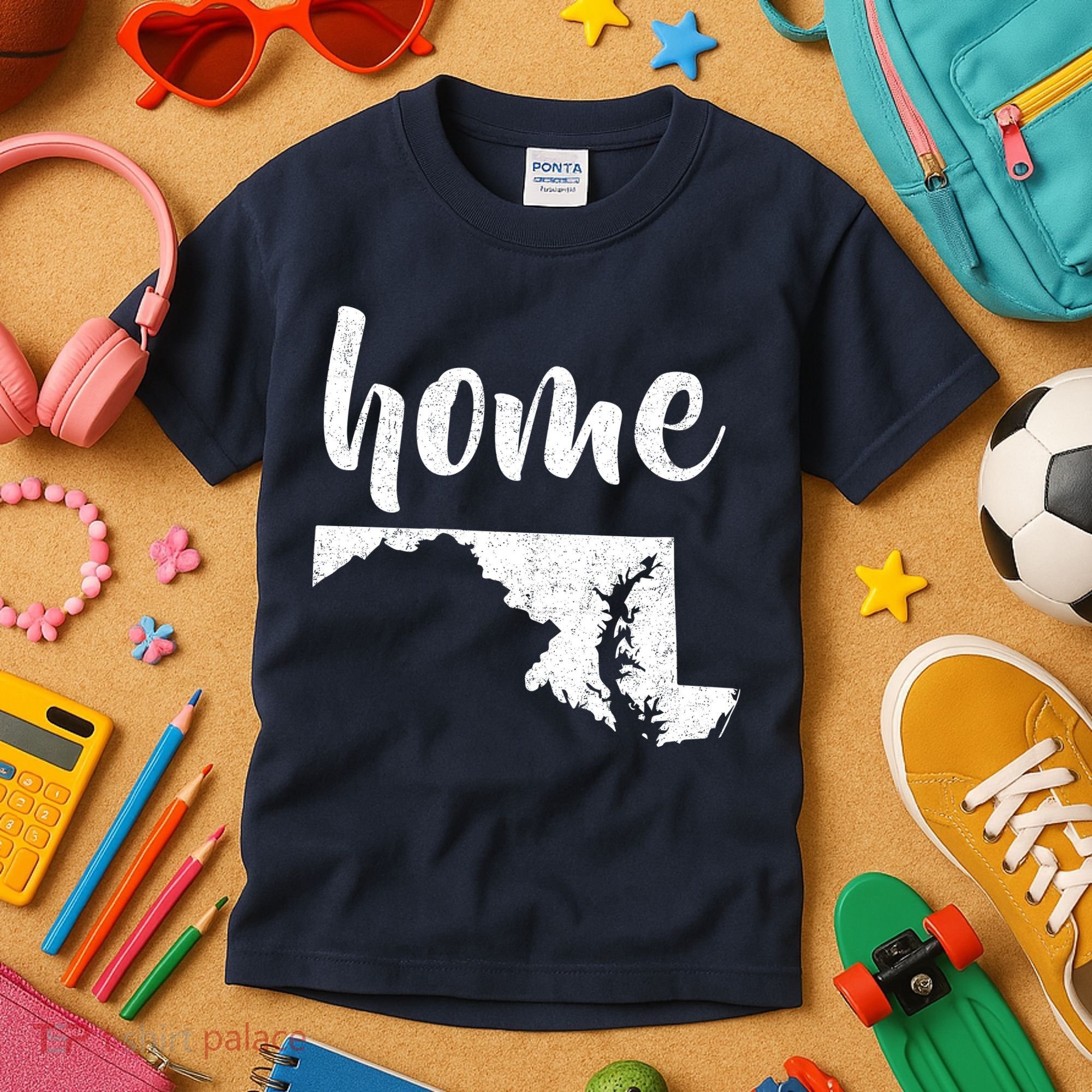 Maryland Home State Kids T-Shirt