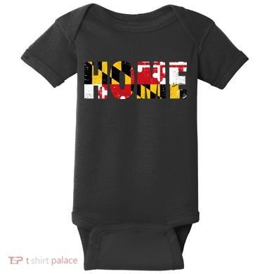 Maryland Is Home Baby Bodysuit