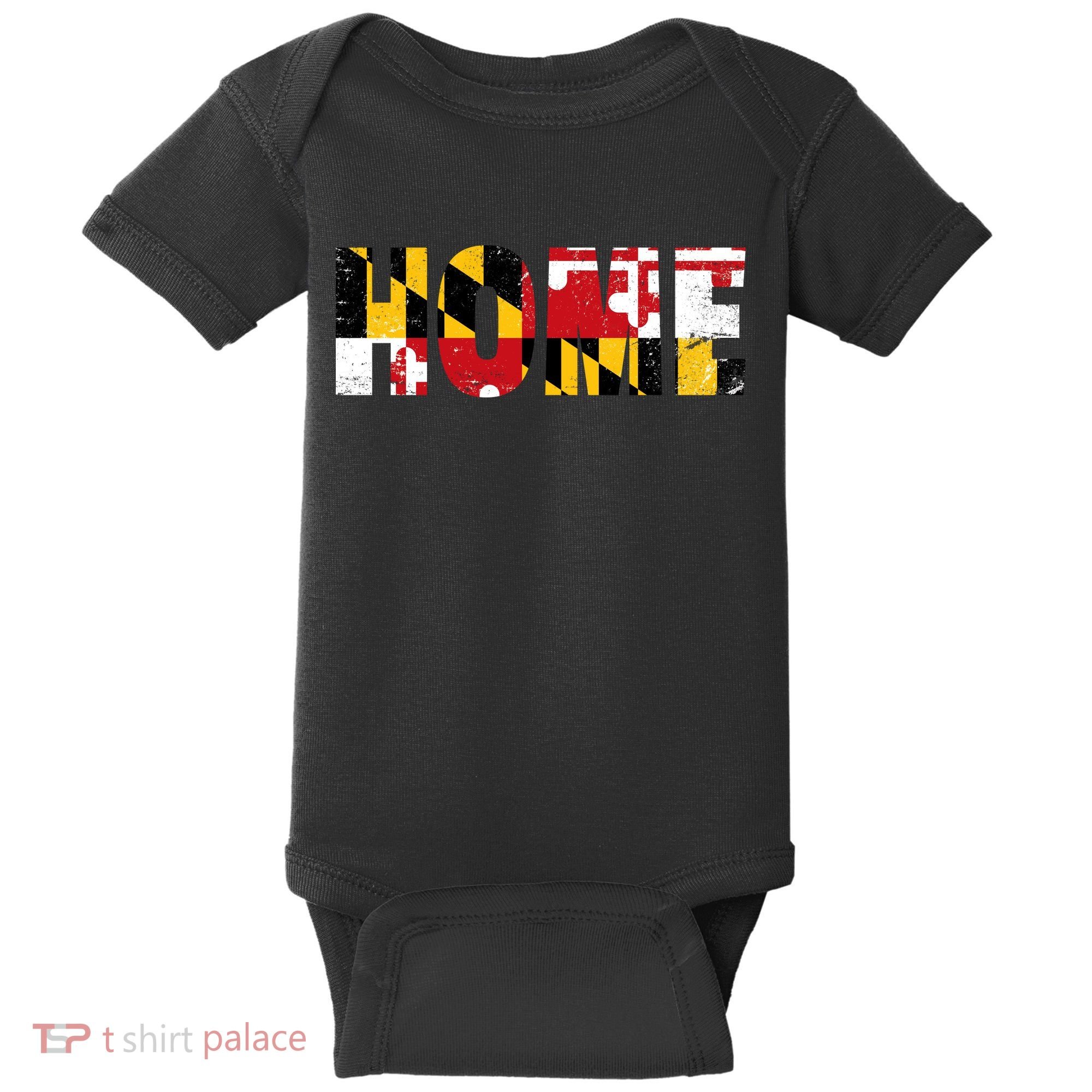 Maryland Is Home Baby Bodysuit