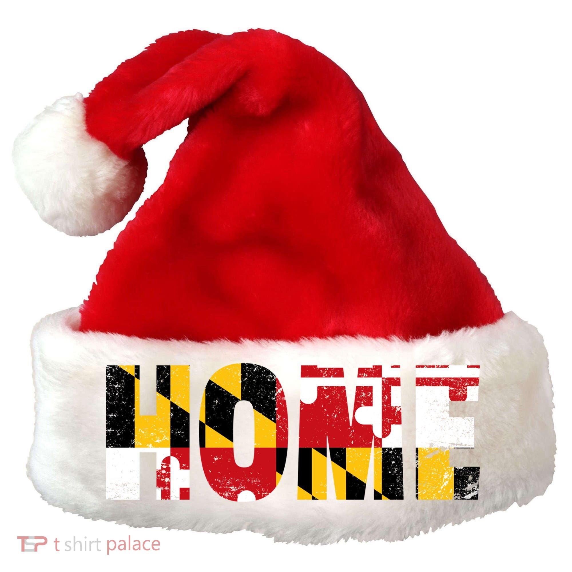 Maryland Is Home Santa Hat