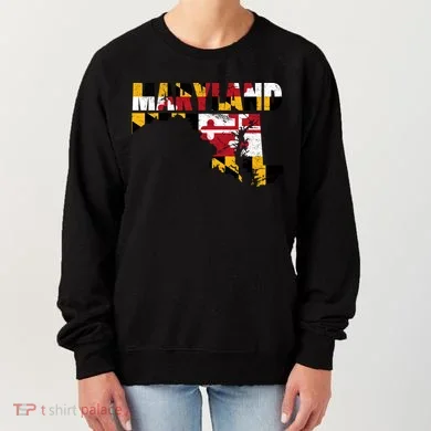 Maryland State Flag Women's Sweatshirt