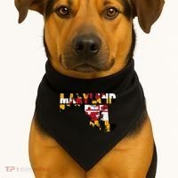 Maryland State Flag USA-Made Doggie Bandana thumb 1