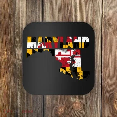 Maryland State Flag Coaster