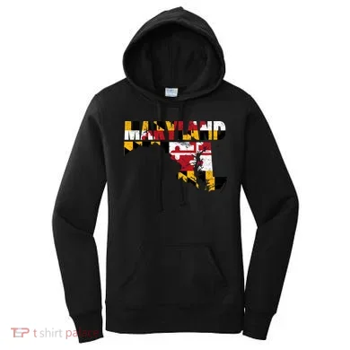 Maryland State Flag Women's Hoodie