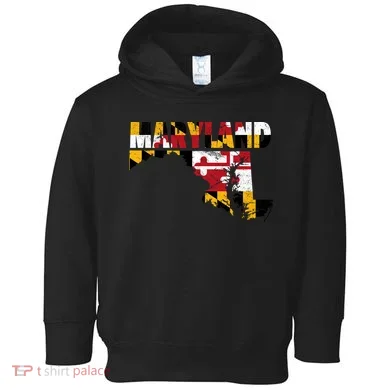 Maryland State Flag Toddler Hoodie