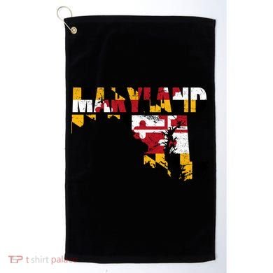 Maryland State Flag Golf Towel