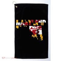 Maryland State Flag Golf Towel thumb 0