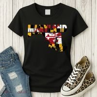 Maryland State Flag Women's T-Shirt thumb 3