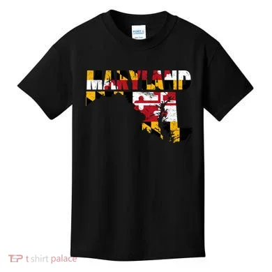 Maryland State Flag Kids T-Shirt
