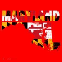 Maryland State Flag Santa Hat thumb 1