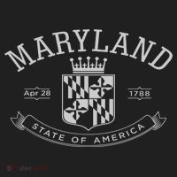 Maryland Stylized Emblem EST 1788 State of America Beanie thumb 2