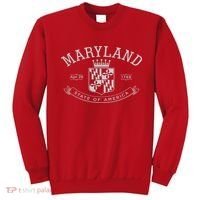 Maryland Stylized Emblem EST 1788 State of America Sweatshirt thumb 0