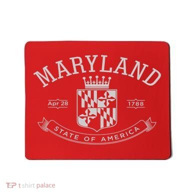 Maryland Stylized Emblem EST 1788 State of America Mousepad