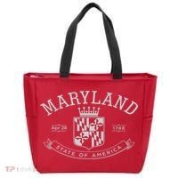 Maryland Stylized Emblem EST 1788 State of America Tote Bag thumb 0