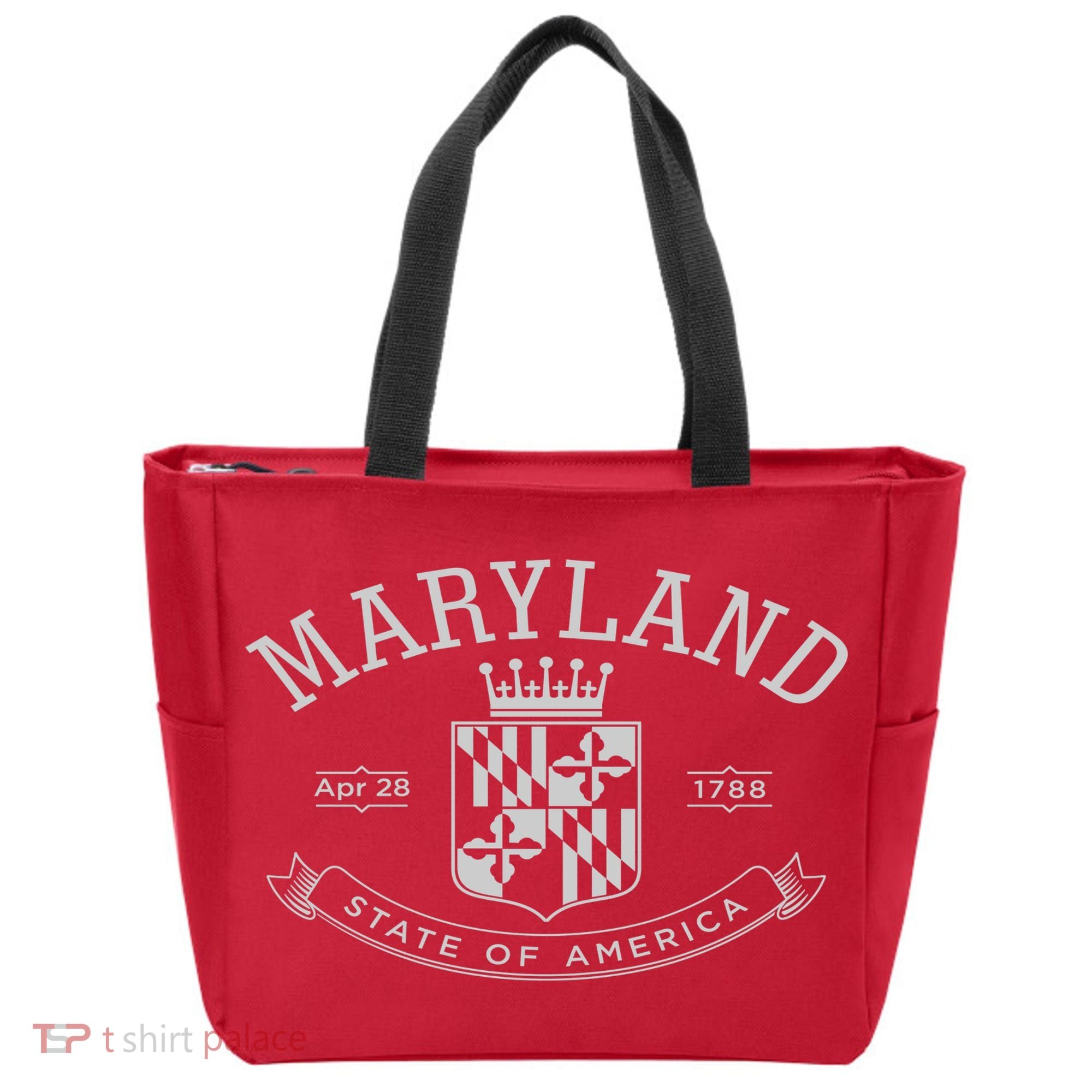 Maryland Stylized Emblem EST 1788 State of America Tote Bag