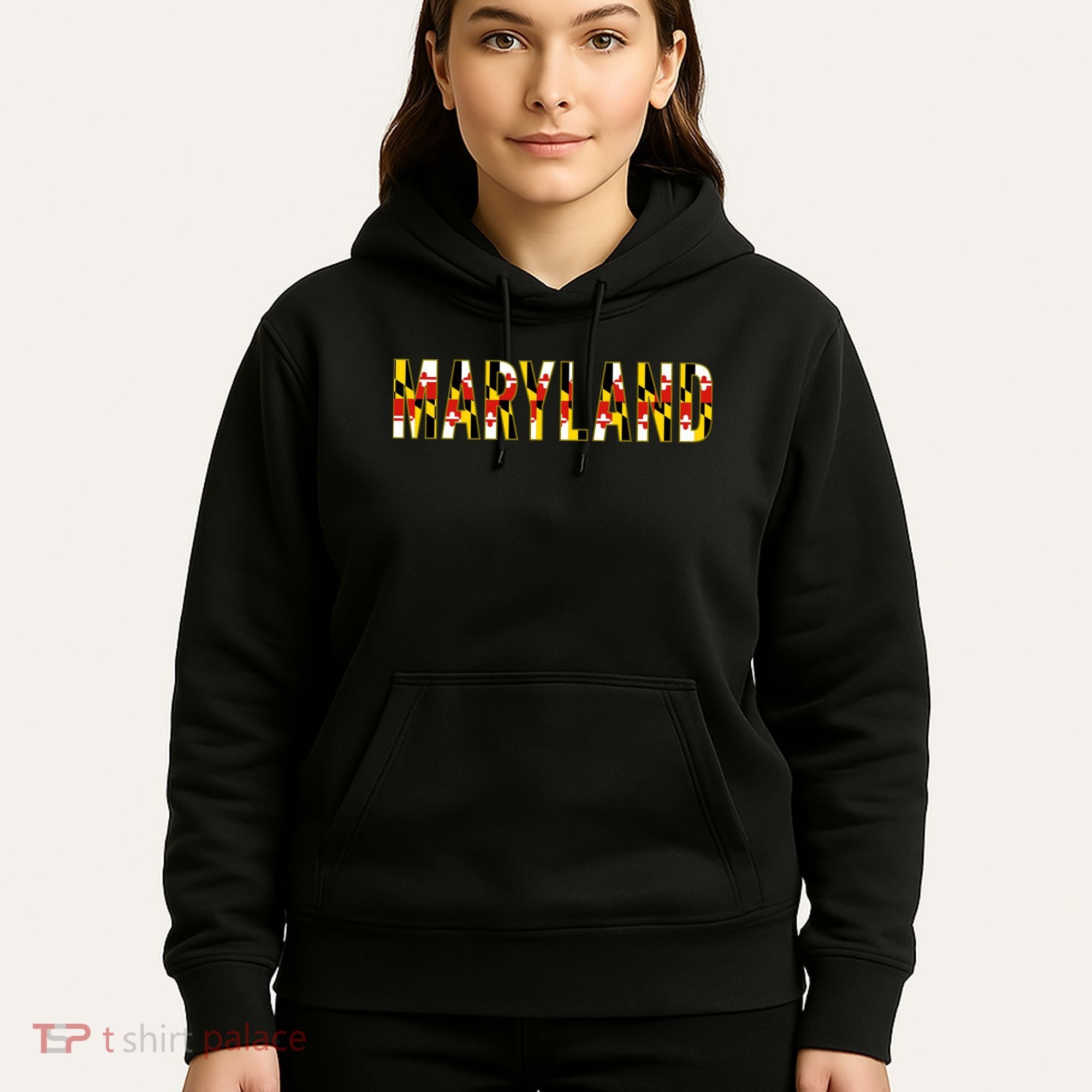 Maryland Word Flag Hoodie