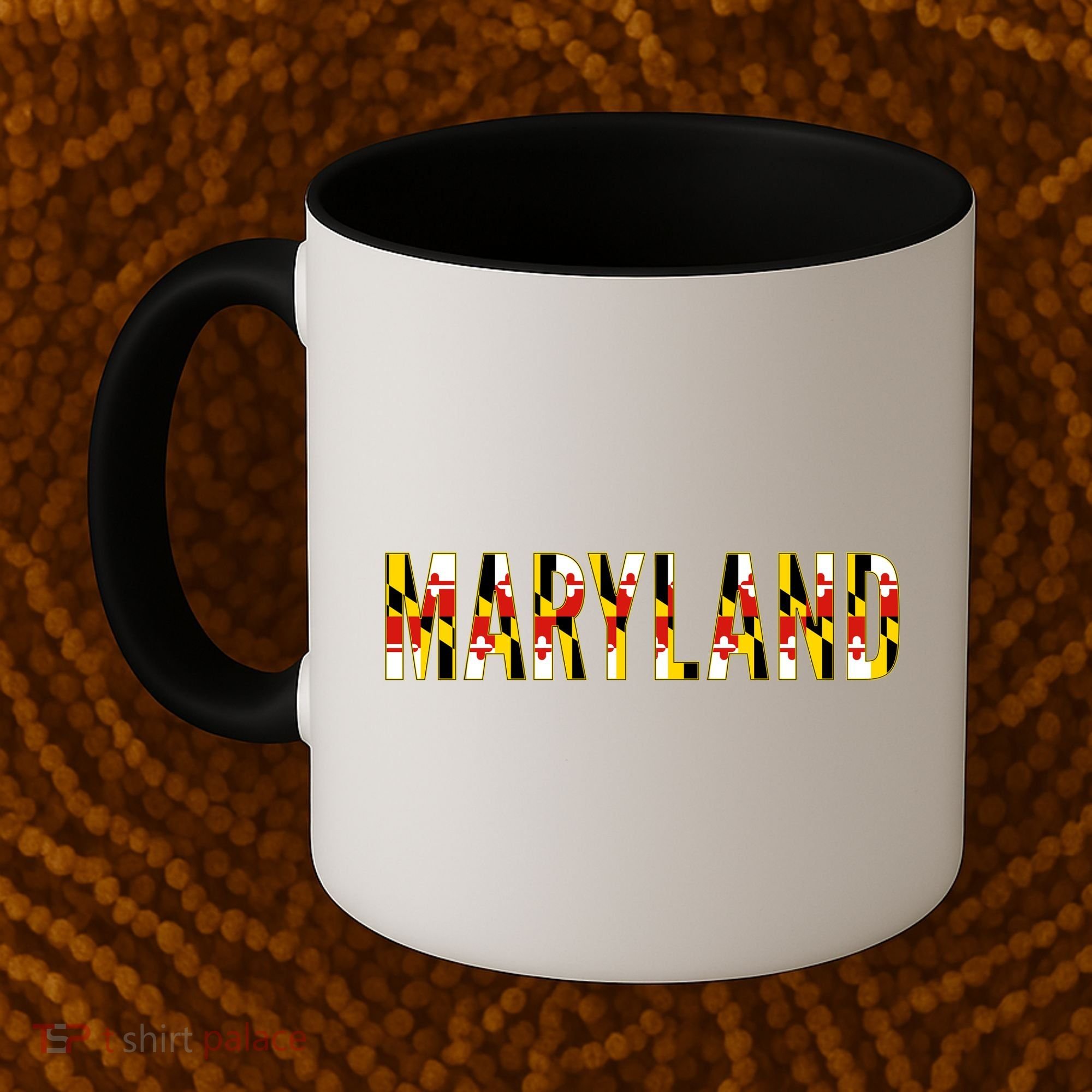Maryland Word Flag Coffee Mug