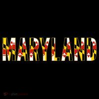 Maryland Word Flag Ornament thumb 1