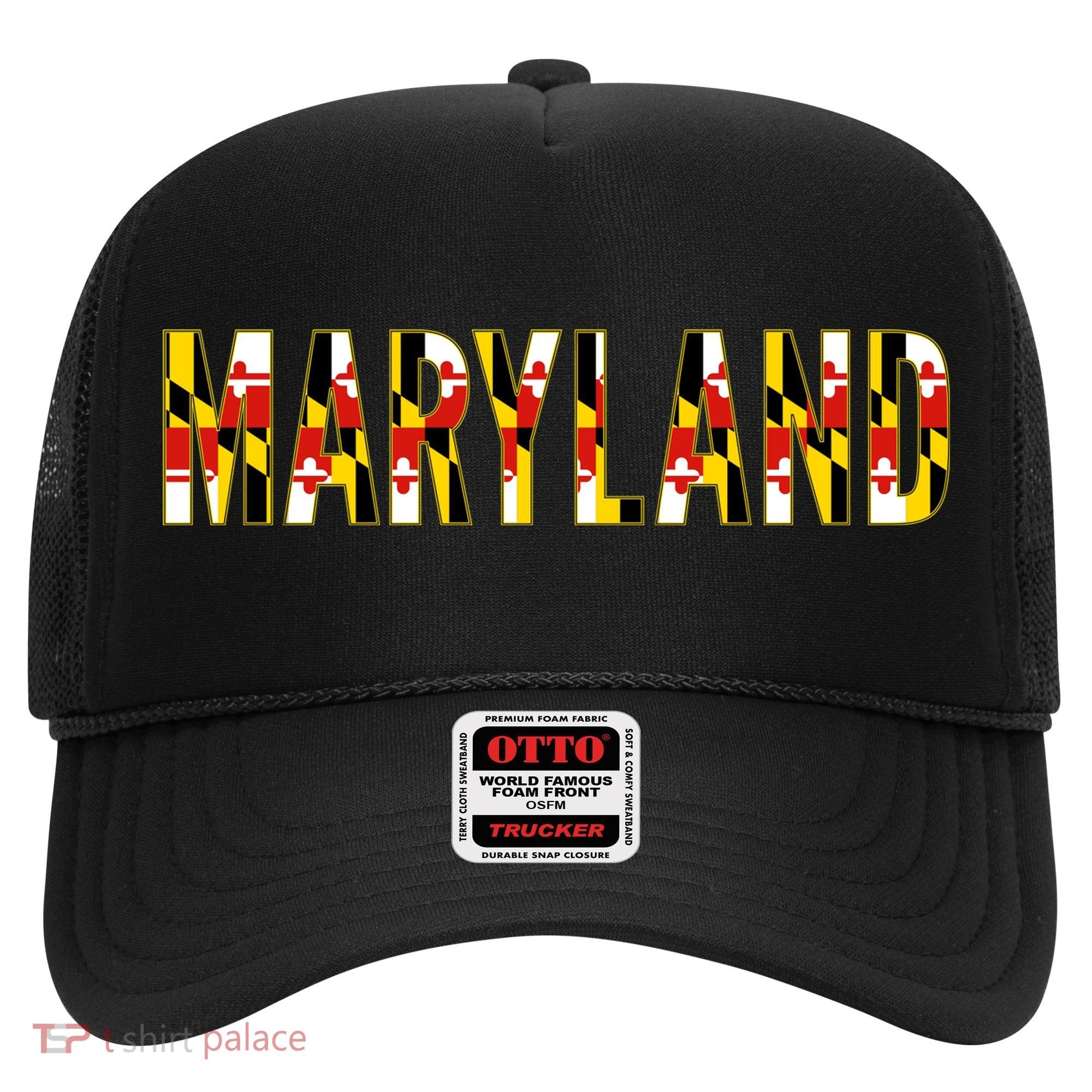 Maryland Word Flag Hat