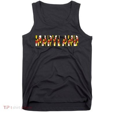 Maryland Word Flag Tank Top