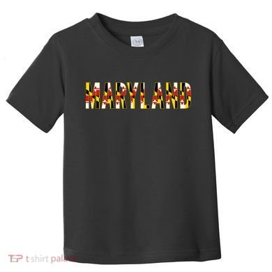 Maryland Word Flag Toddler T-Shirt