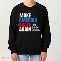 Make America Skate Again Roller Blade Skating Women's Sweatshirt thumb 0