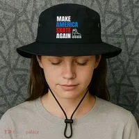 Make America Skate Again Roller Blade Skating Bucket Hat thumb 3