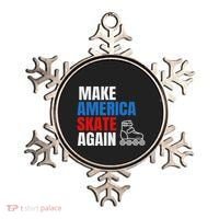 Make America Skate Again Roller Blade Skating Ornament thumb 0