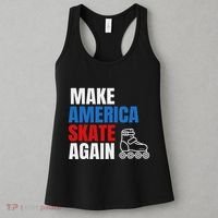 Make America Skate Again Roller Blade Skating Women's Tank Top thumb 3