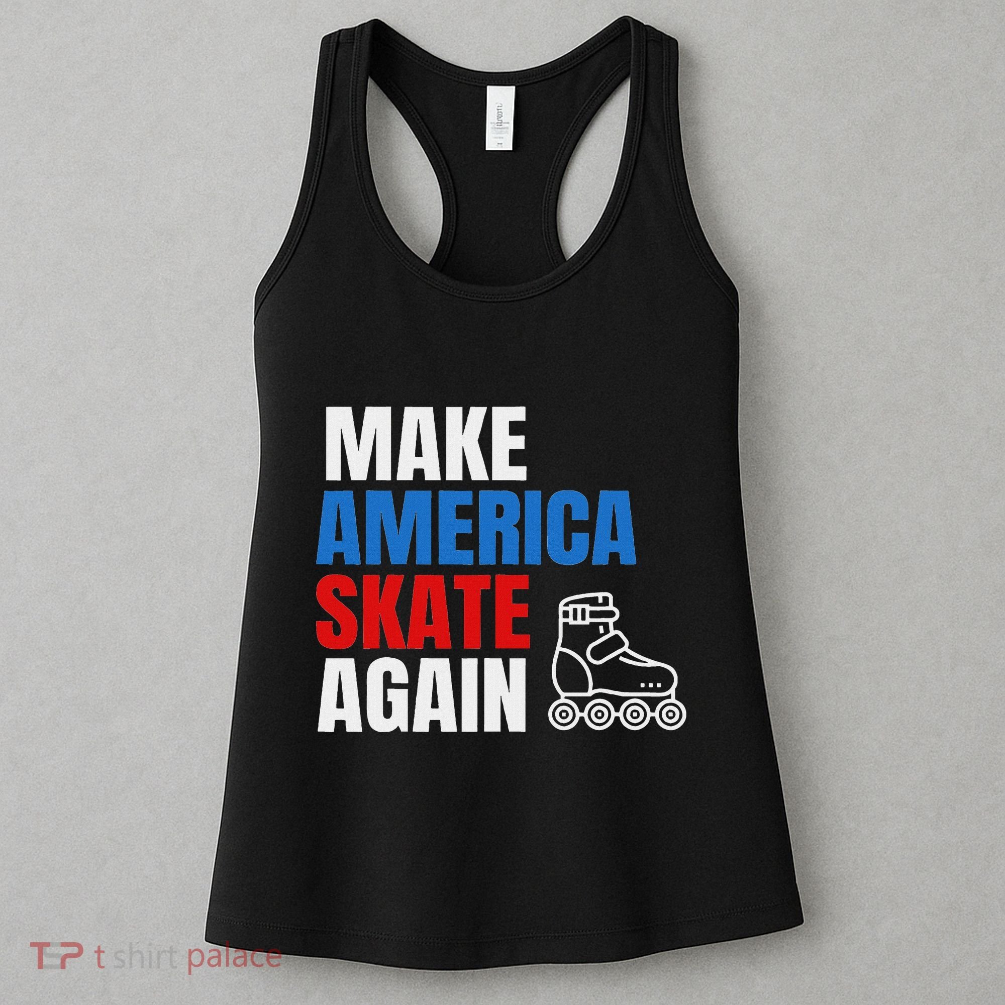 Make America Skate Again Roller Blade Skating Women's Tank Top