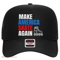 Make America Skate Again Roller Blade Skating Hat thumb 0