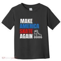 Make America Skate Again Roller Blade Skating Toddler T-Shirt thumb 0