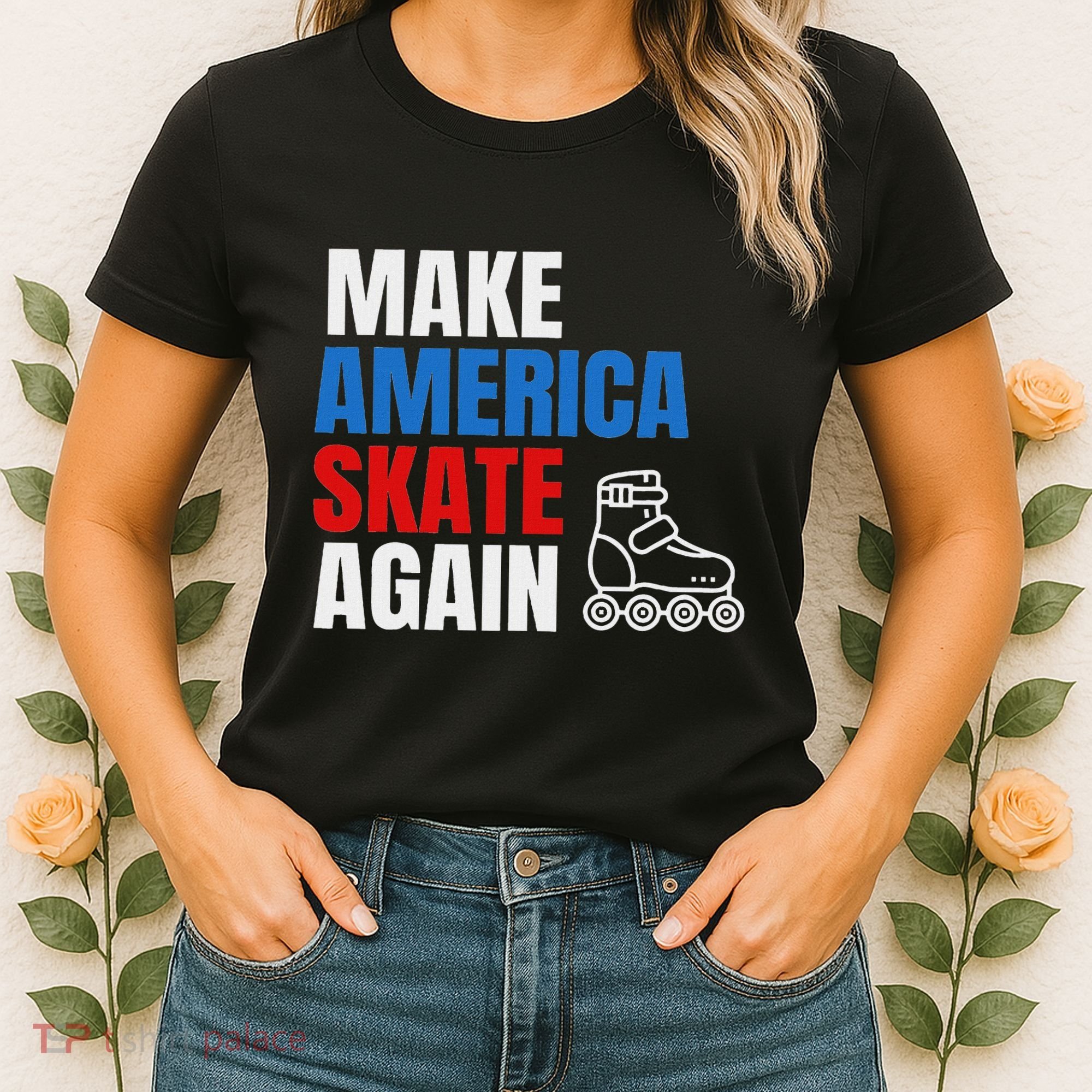 Make America Skate Again Roller Blade Skating Women's T-Shirt