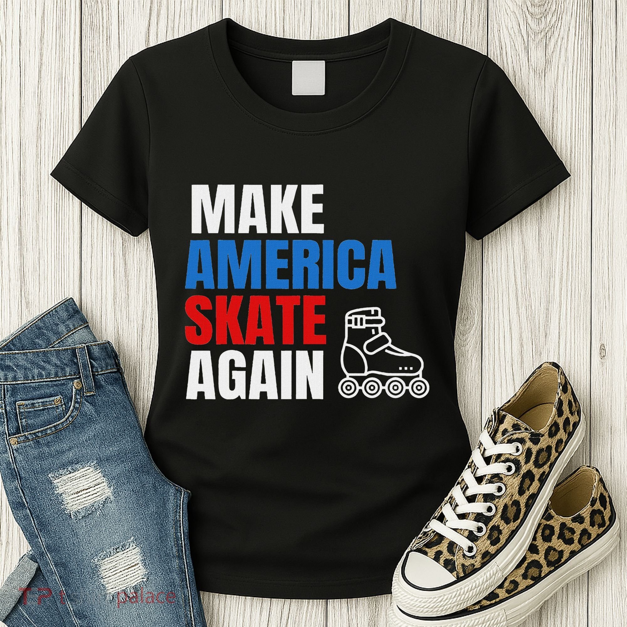 Make America Skate Again Roller Blade Skating Women's T-Shirt