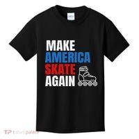 Make America Skate Again Roller Blade Skating Kids T-Shirt thumb 0