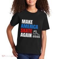 Make America Skate Again Roller Blade Skating Kids T-Shirt thumb 2